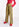 Pantalon large en coton kaki avec perles Faume - seconde main