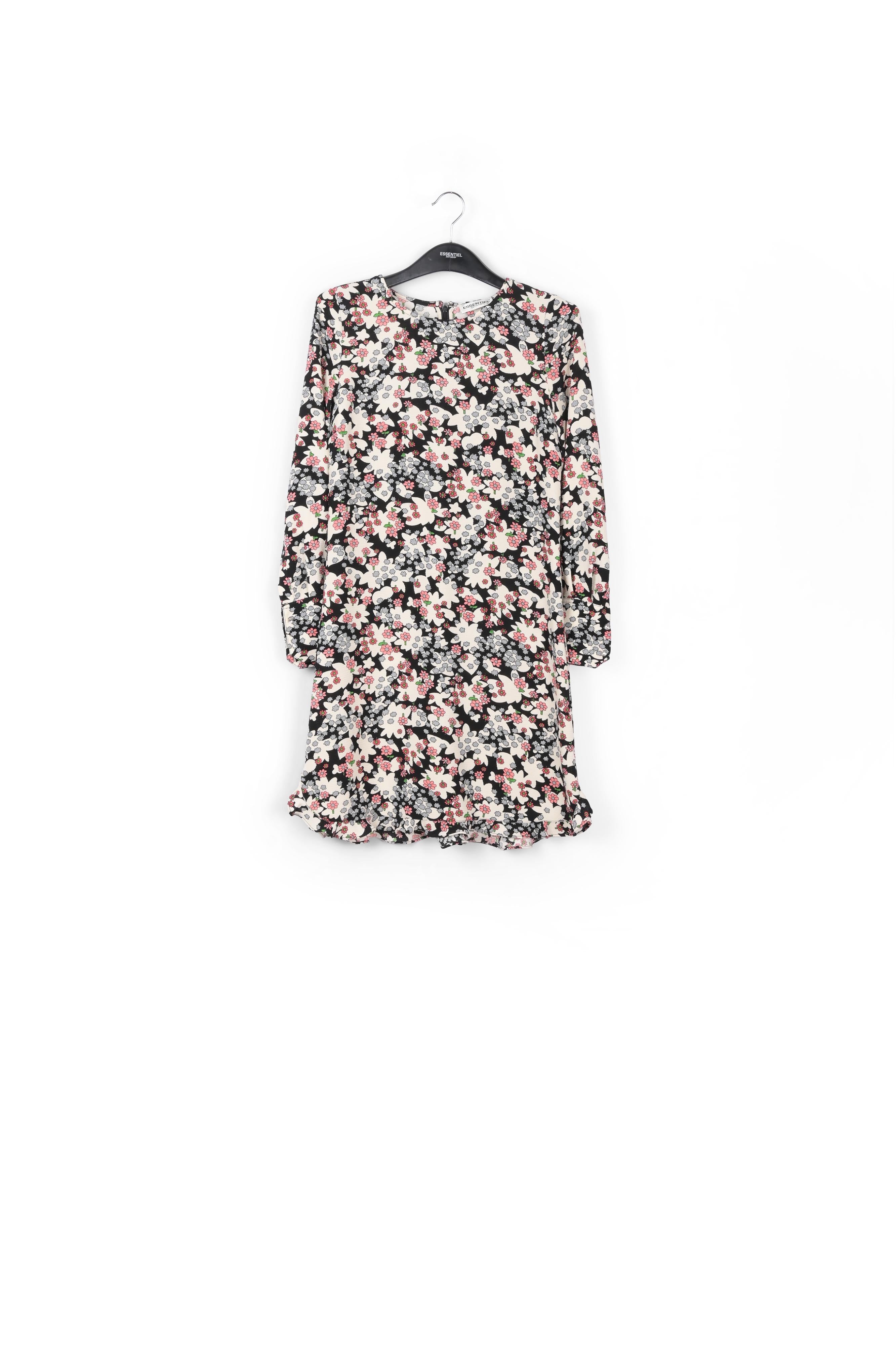 Robe florale à ligne a avec ceinture RE—SSENTIEL | Essentiel second hand