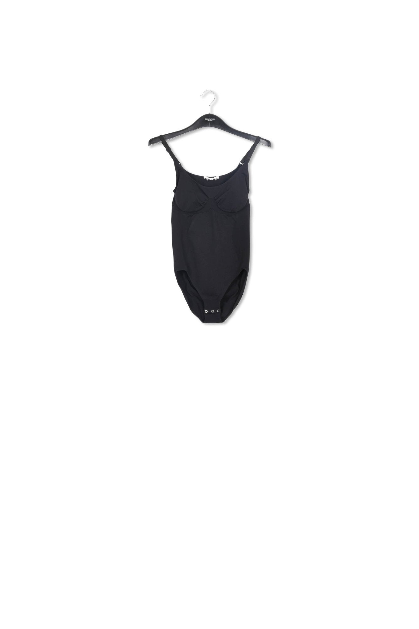 Black sculpting bodysuit RE—SSENTIEL | Essentiel second hand