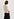 Off-white mohair-blend cardigan with neon cuffs Faume - seconde main