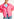Neon pink jacquard bomber jacket Faume - seconde main