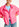Neon pink jacquard bomber jacket Faume - seconde main