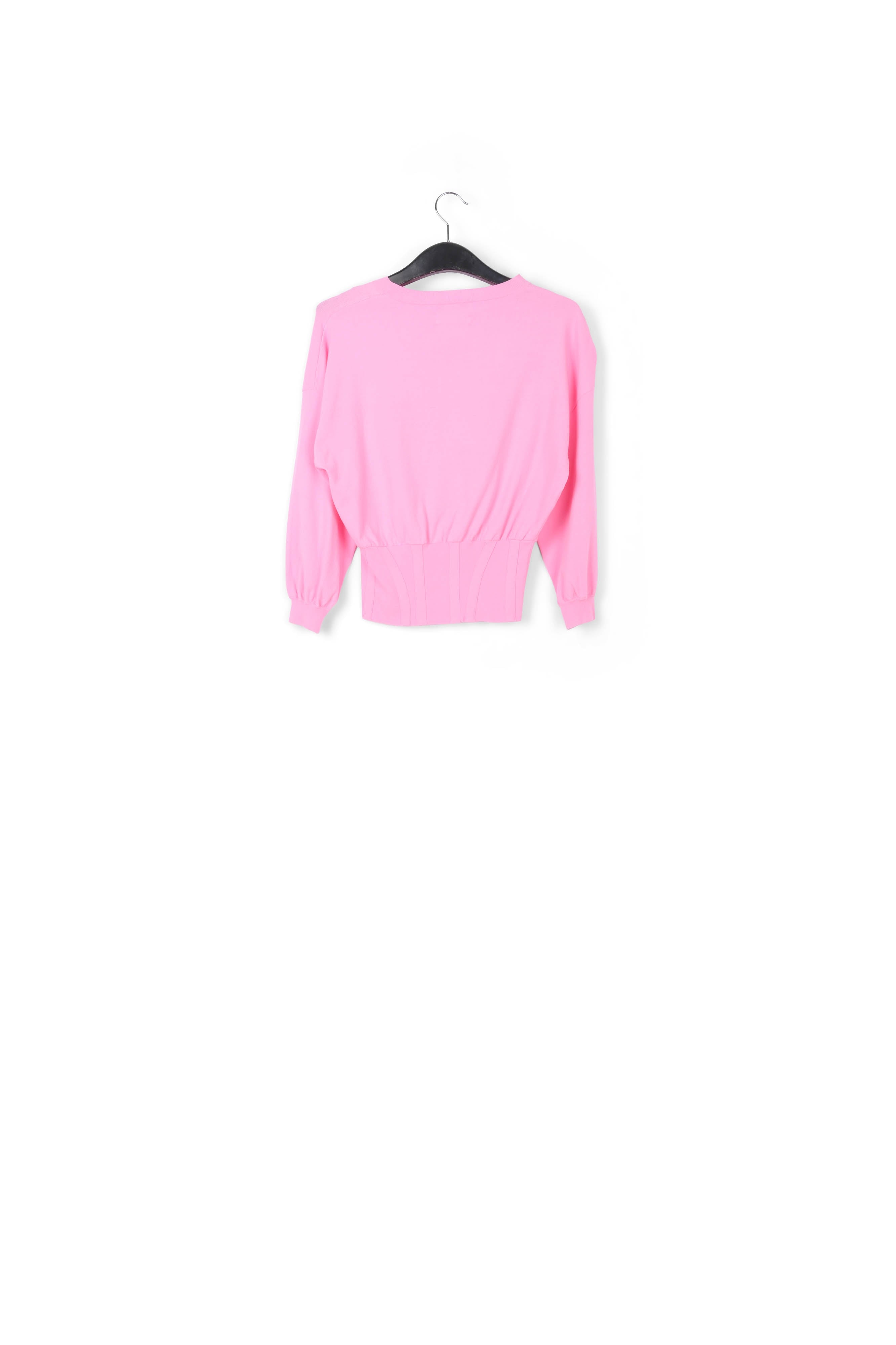 Pull rose clair à taille cintrée RE—SSENTIEL | Essentiel second hand