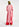 Long pink and red tie-dye cardigan Faume - seconde main