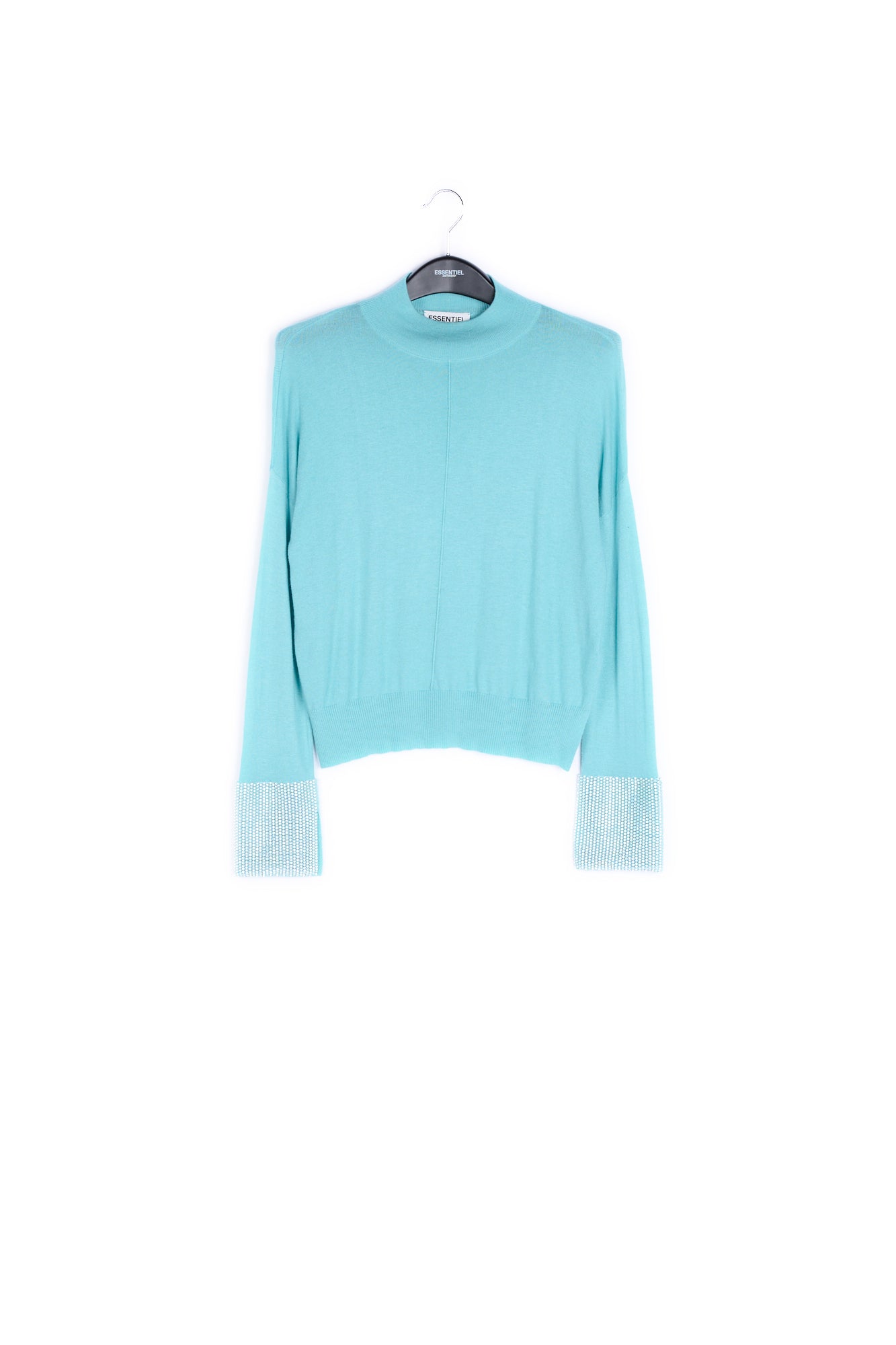 Light blue turtleneck sweater RE—SSENTIEL | Essentiel second hand