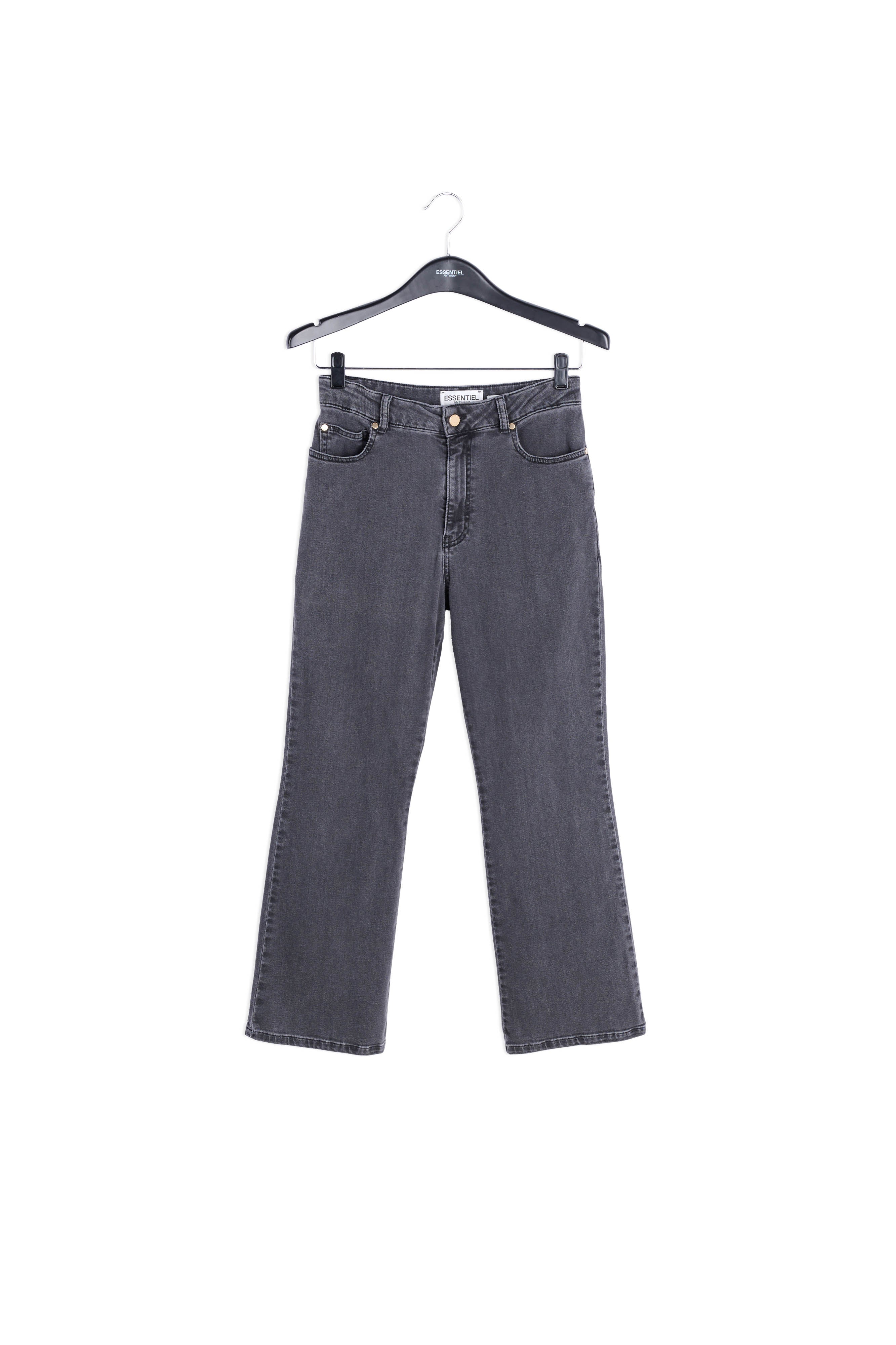 Jean noir aux jambes évasées RE—SSENTIEL | Essentiel second hand