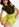 Lime green seersucker shorts Faume - seconde main