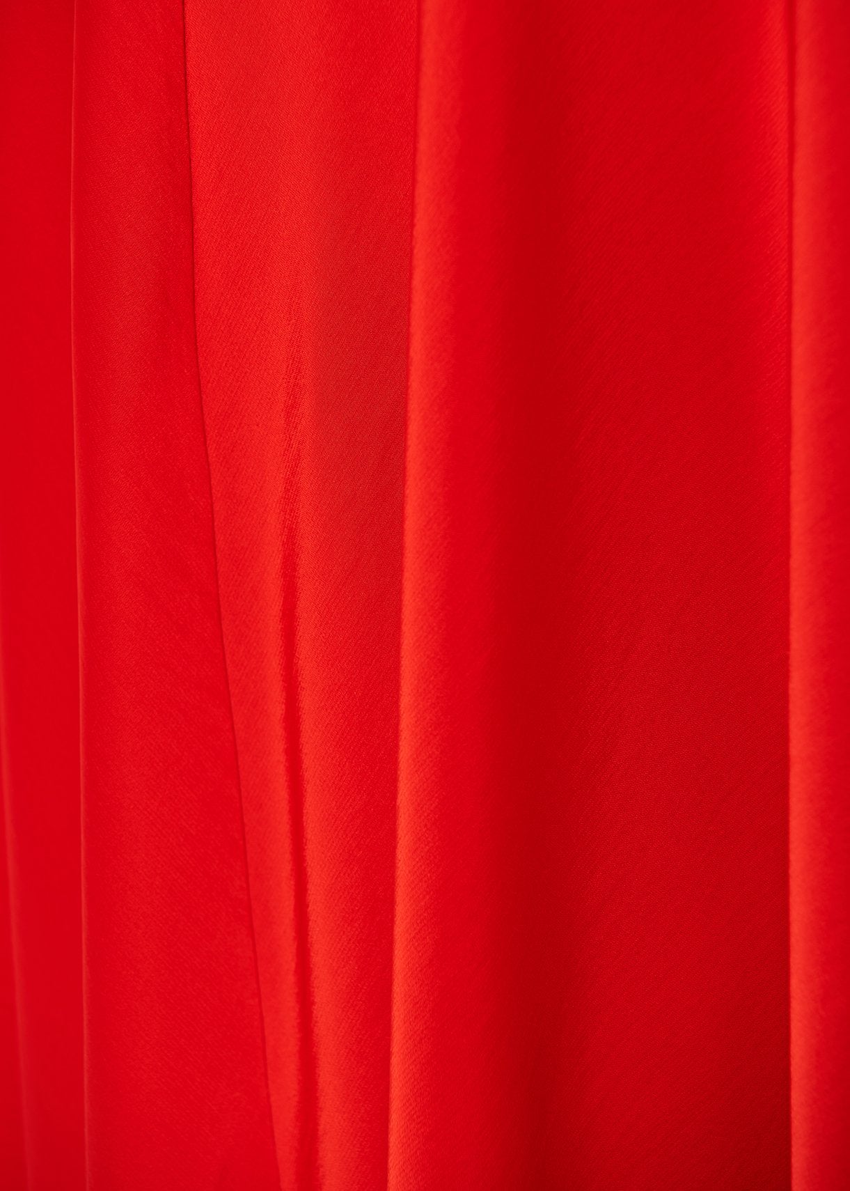 Red cape-effect mini satin dress RE—SSENTIEL | Essentiel second hand