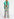 Turquoise quilted vest Faume - seconde main