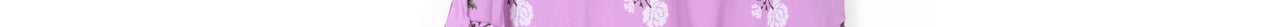 Roze rok met volantzoom en bloemenprint Faume - seconde main