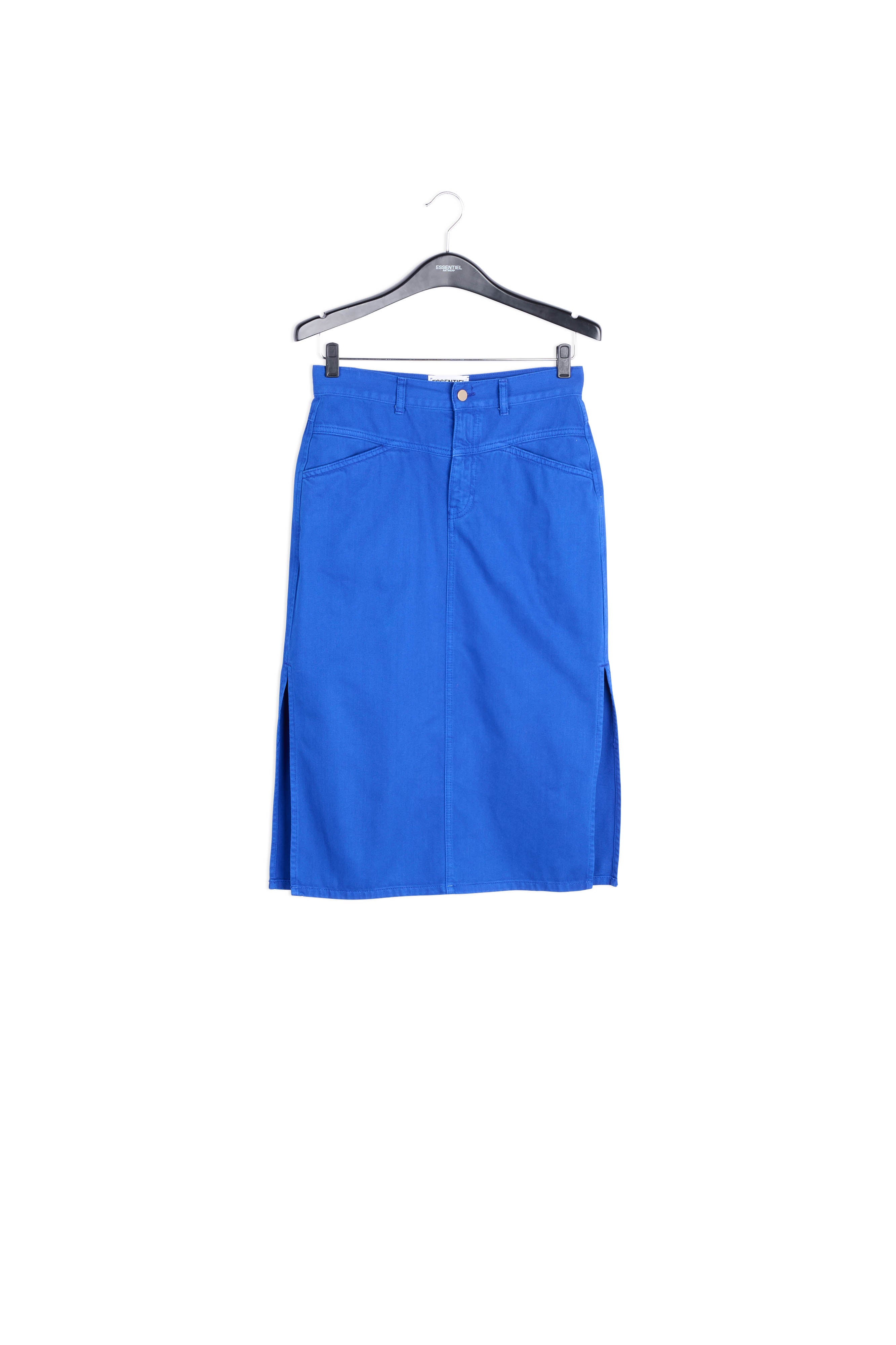 Blue high-waisted pencil skirt RE—SSENTIEL | Essentiel second hand