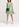 Mint green floral-print a-line dress Faume - seconde main