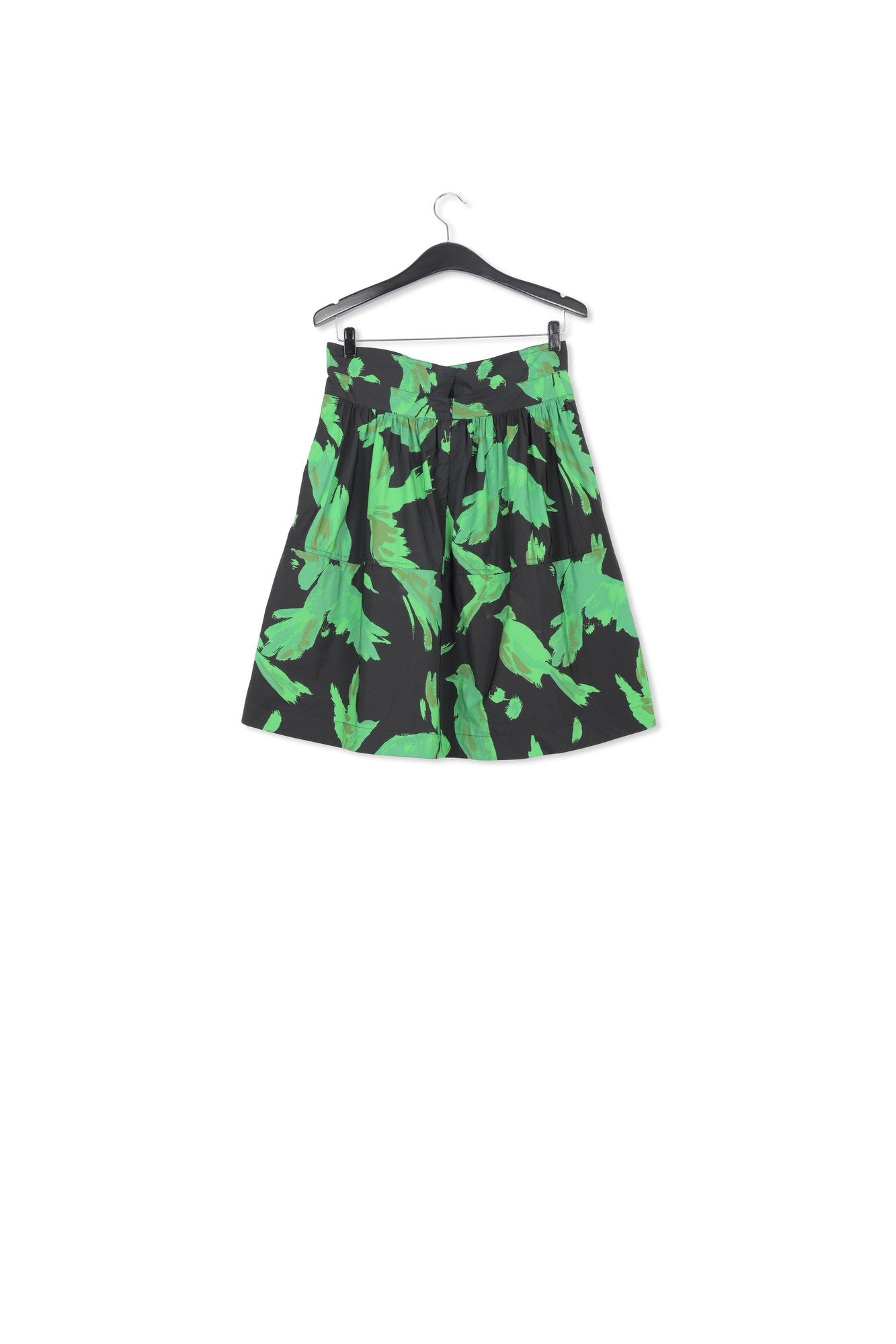 Black and green gathered mini skirt RE—SSENTIEL | Essentiel second hand