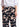 Beige katoenen broek met blauwe grafische print Faume - seconde main