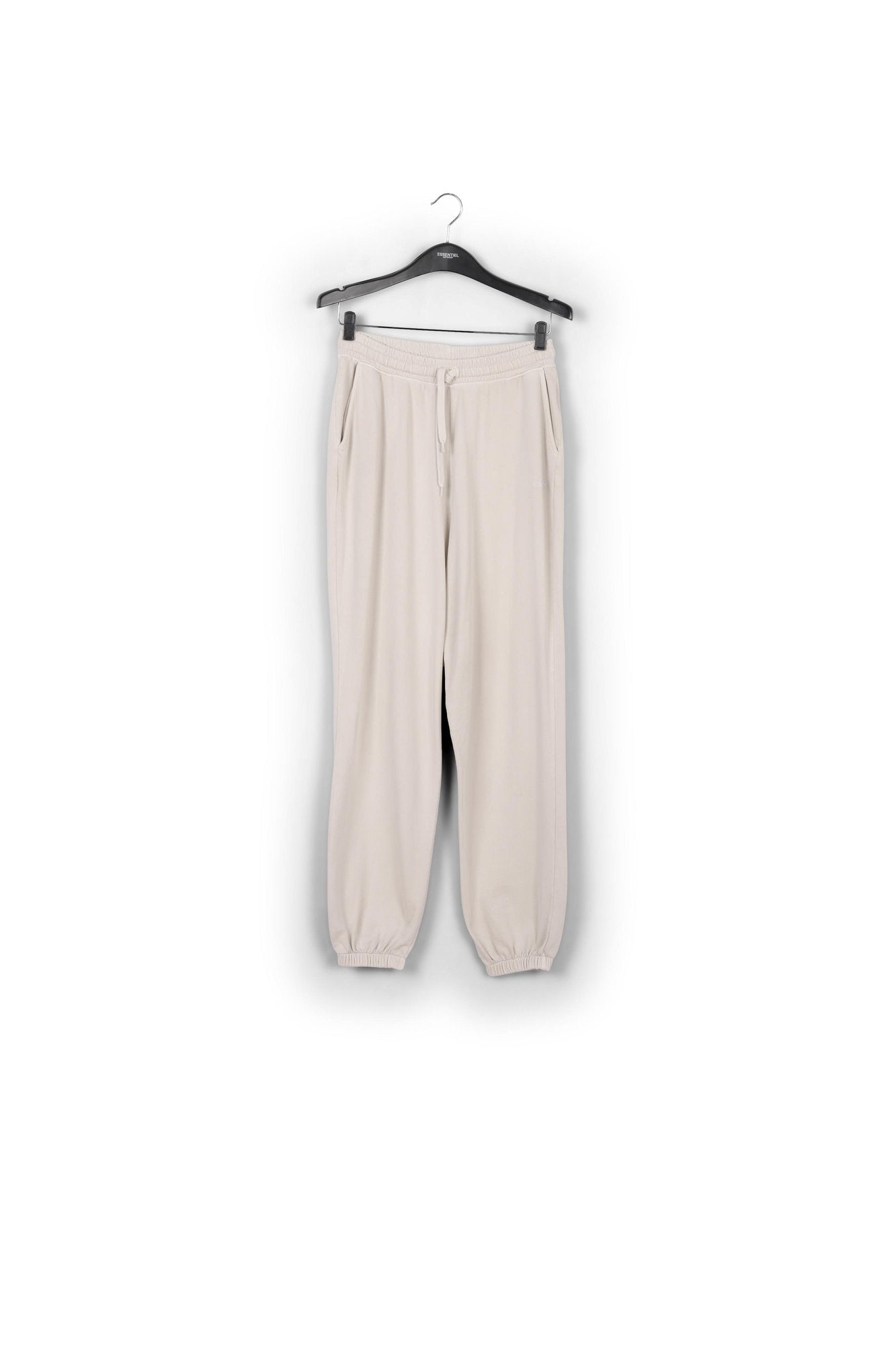 Off-white organic-cotton jersey sweatpants RE—SSENTIEL | Essentiel second hand
