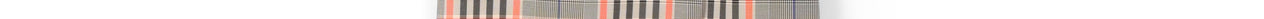 Black and orange plaid straight skirt Faume - seconde main