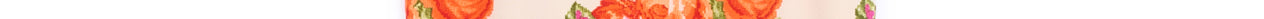 Orange and red flower print side slit skirt Faume - seconde main