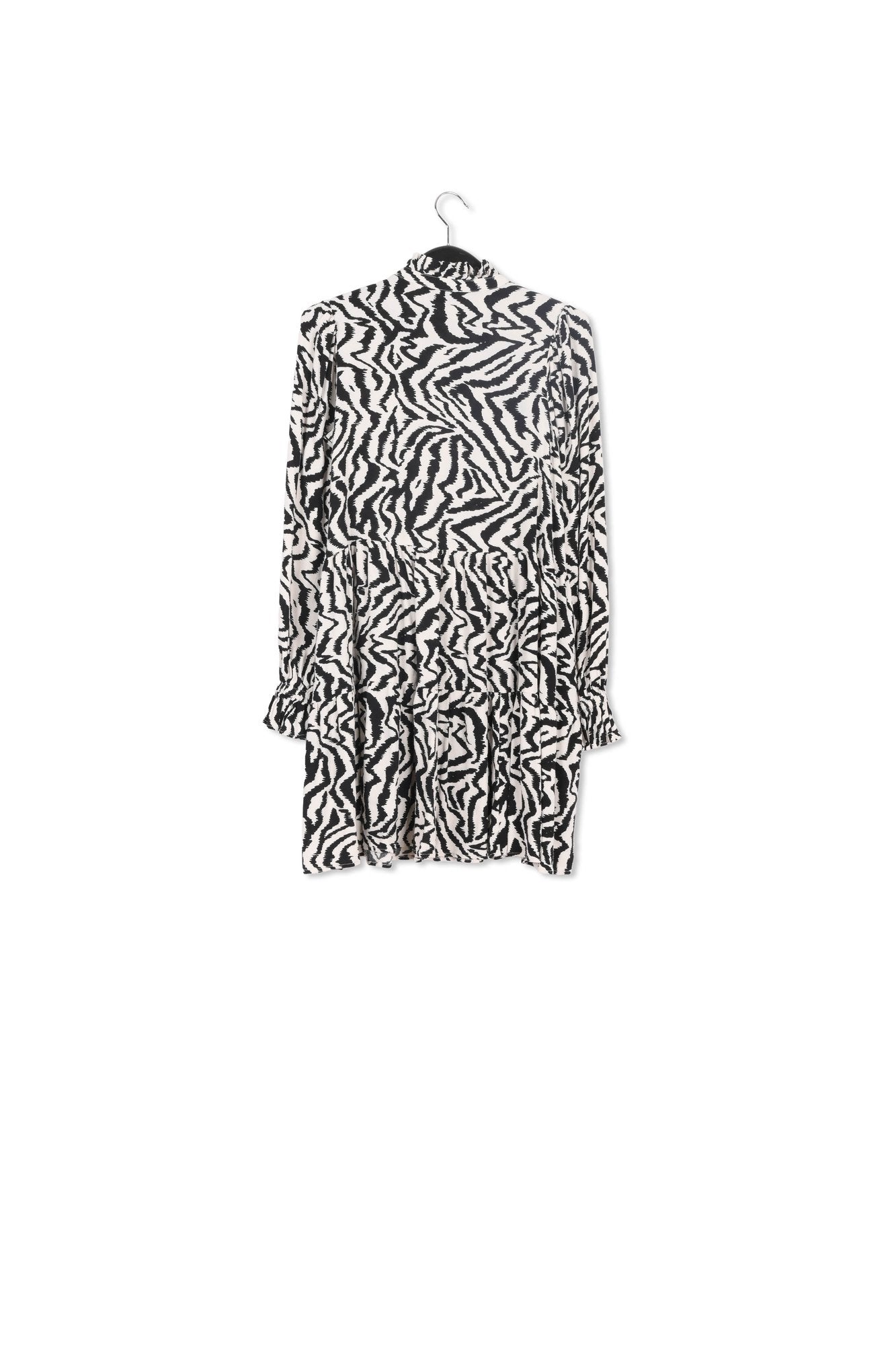 Zebra print and dots A-line mini dress RE—SSENTIEL | Essentiel second hand
