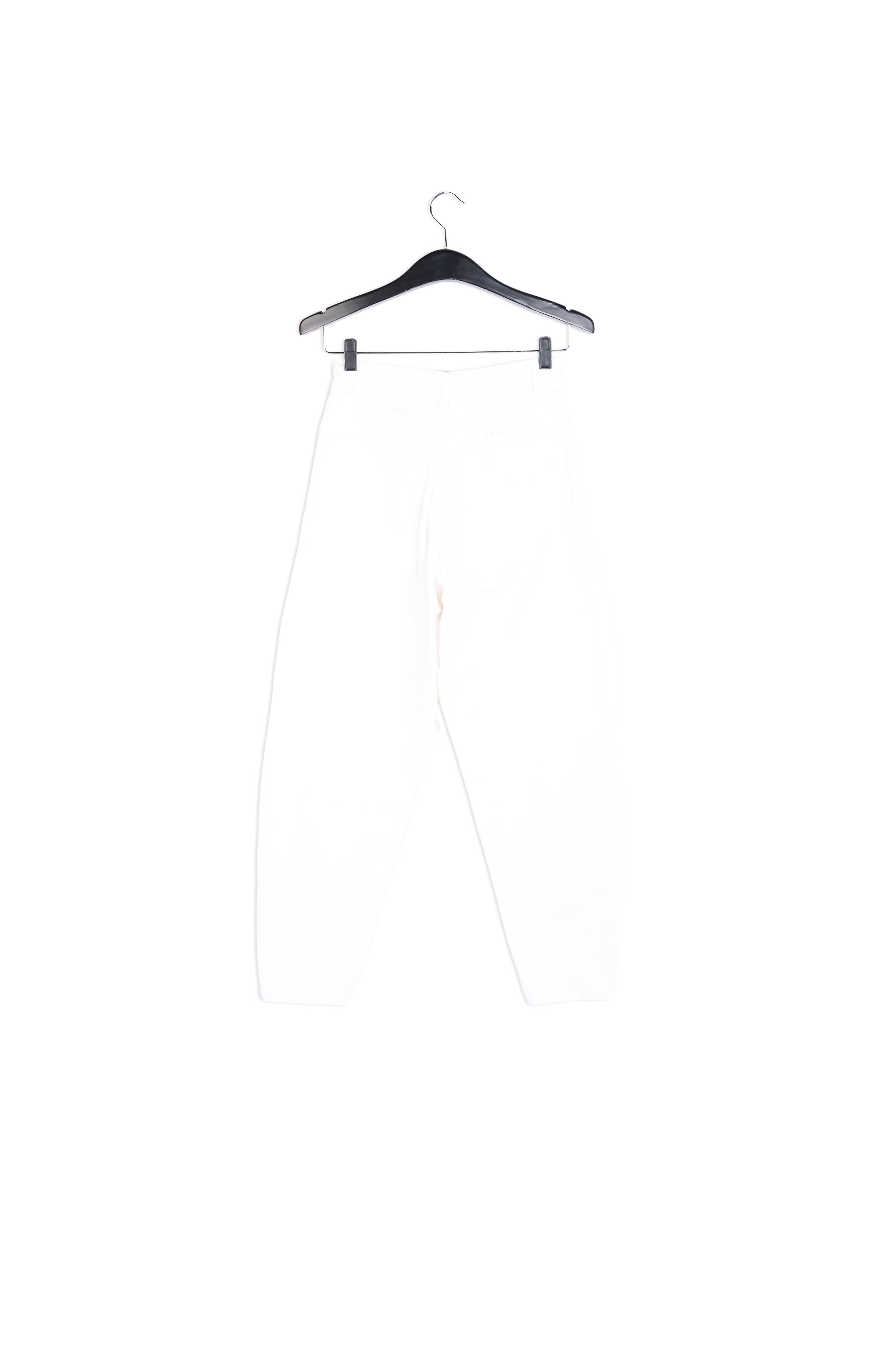 Off-white high-waisted loose-fit jeans RE—SSENTIEL | Essentiel second hand