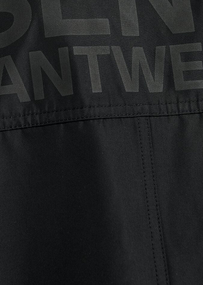 Black hooded raincoat RE—SSENTIEL | Essentiel second hand