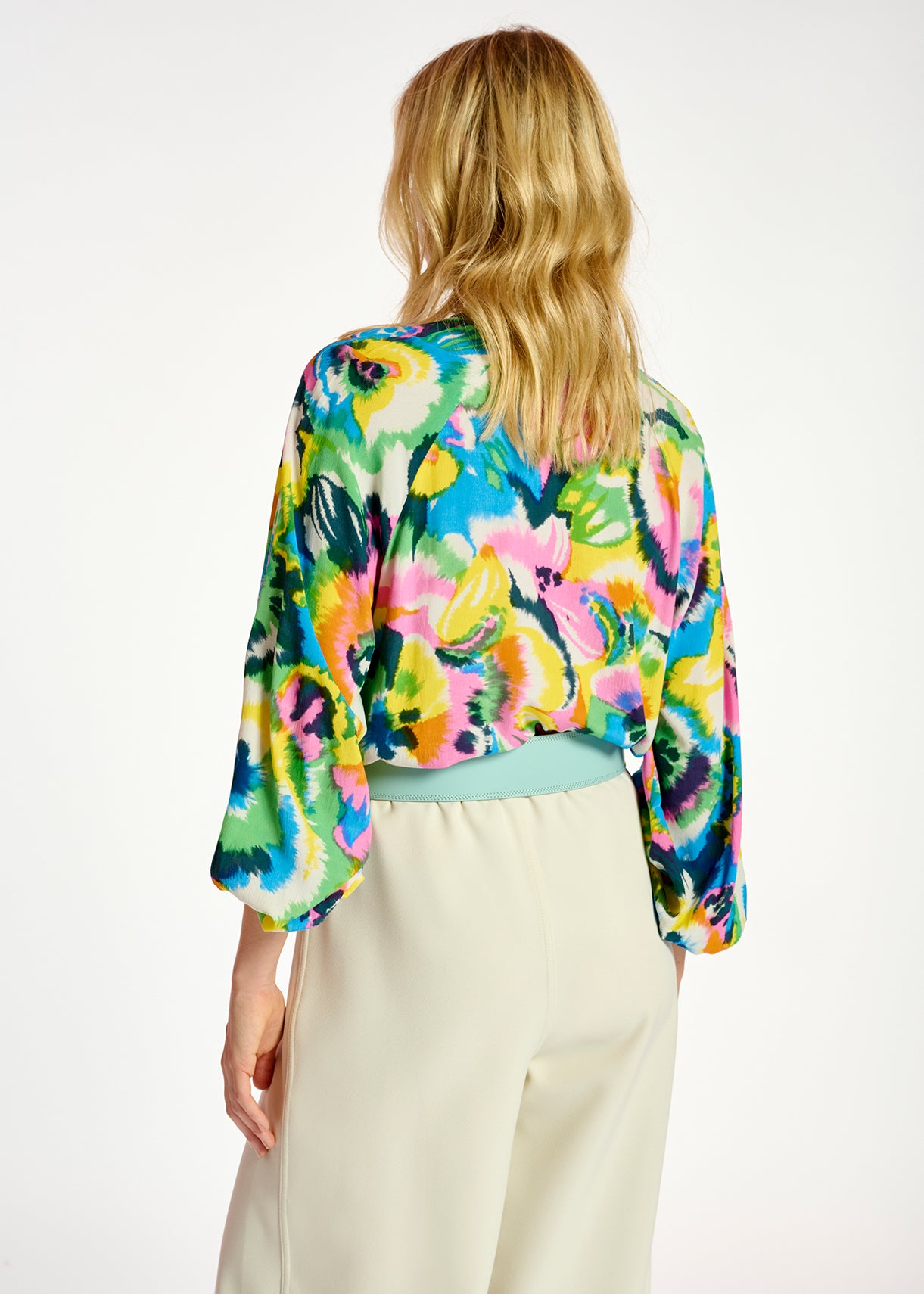 Hemd met kleurrijke bloemenprint RE—SSENTIEL | Essentiel second hand