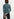 Blue and green fitted turtleneck Faume - seconde main