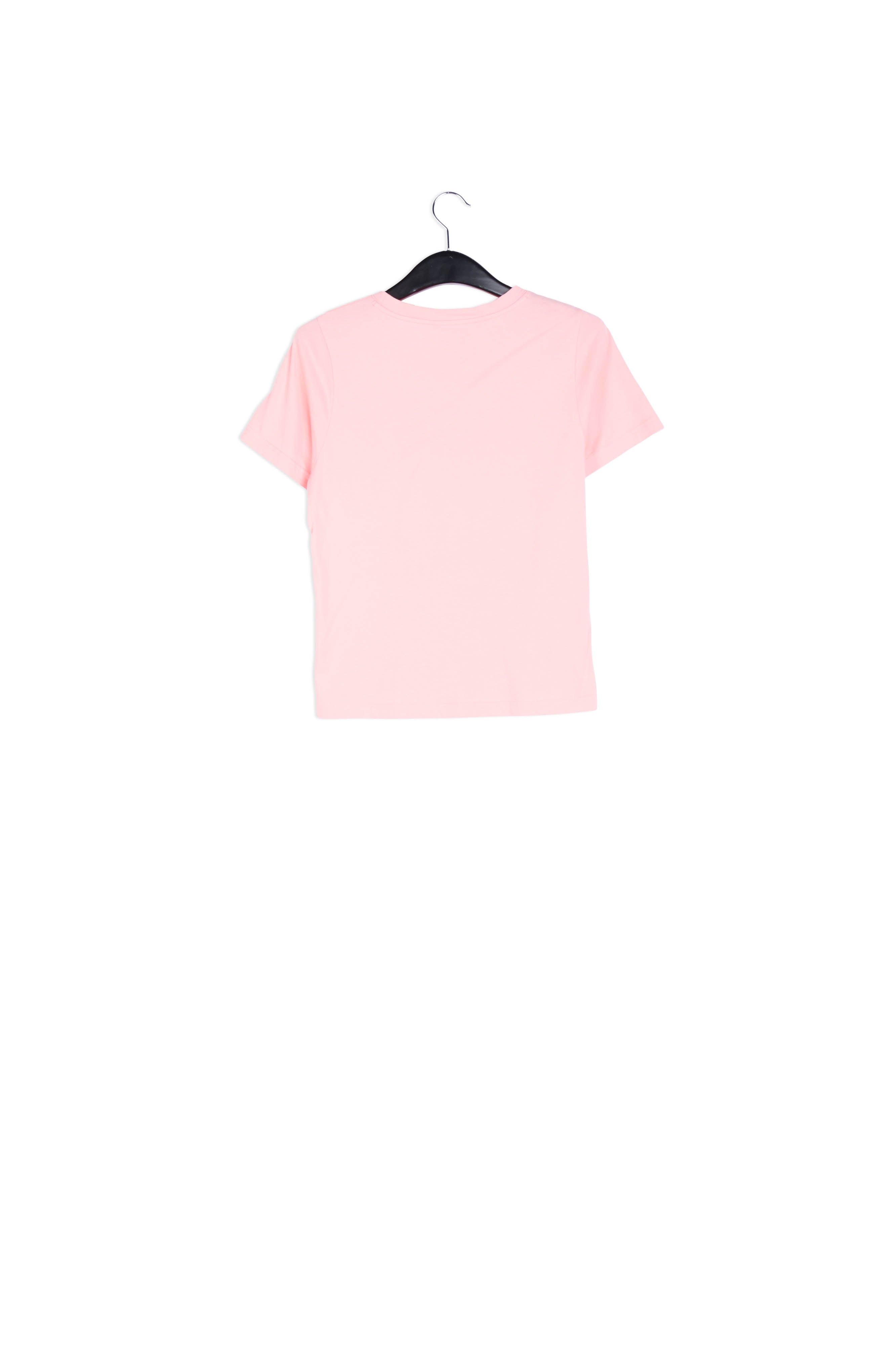 Pink printed cotton t-shirt RE—SSENTIEL | Essentiel second hand