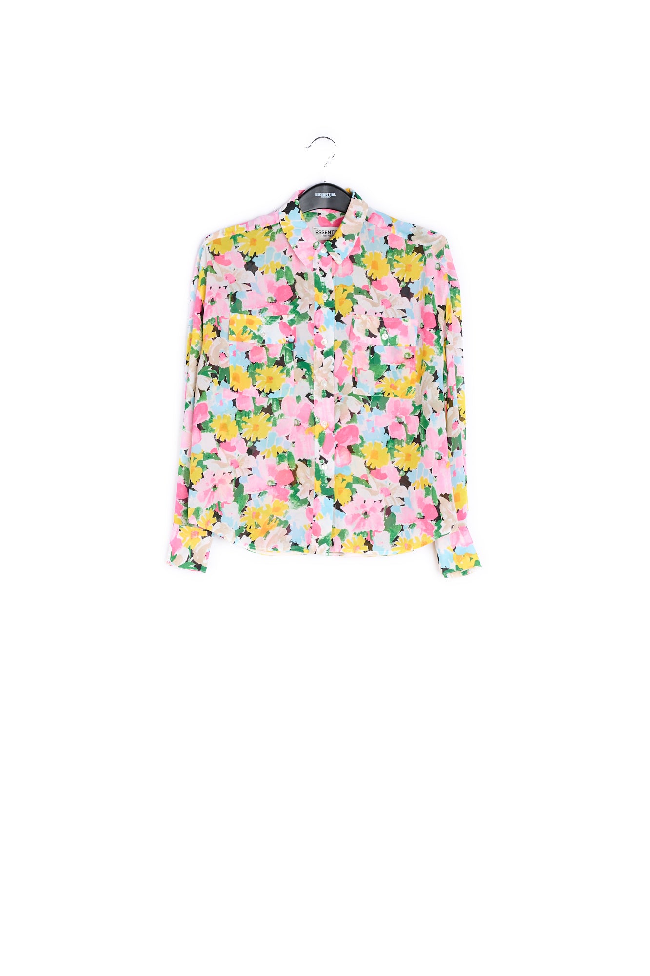 Multicolored floral-print shirt RE—SSENTIEL | Essentiel second hand