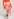 Off-white and red tie-dyed silk midi skirt Faume - seconde main
