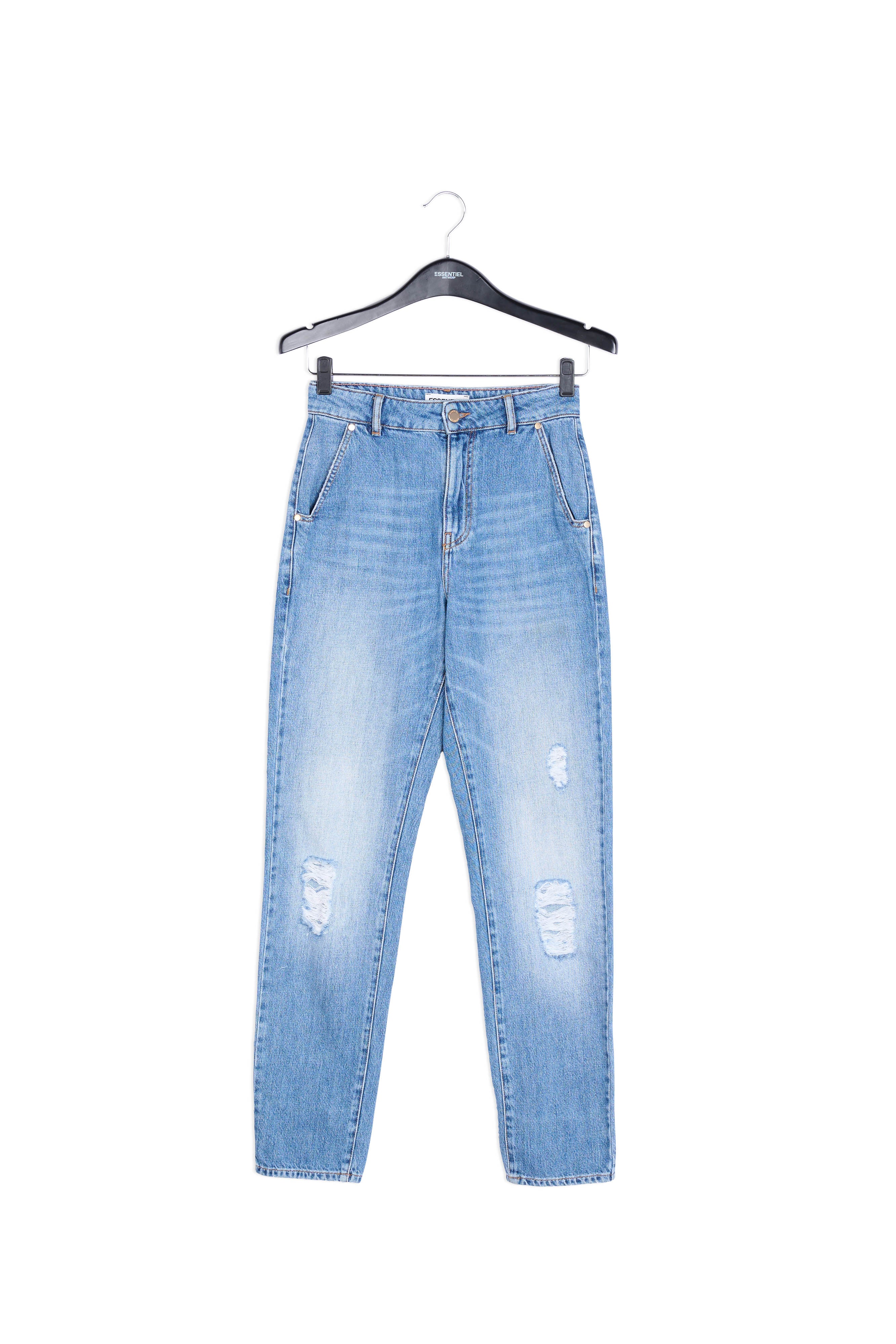 Jean bleu délavé à coupe ample RE—SSENTIEL | Essentiel second hand