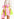 Yellow mini skirt with pink taffeta bow Faume - seconde main