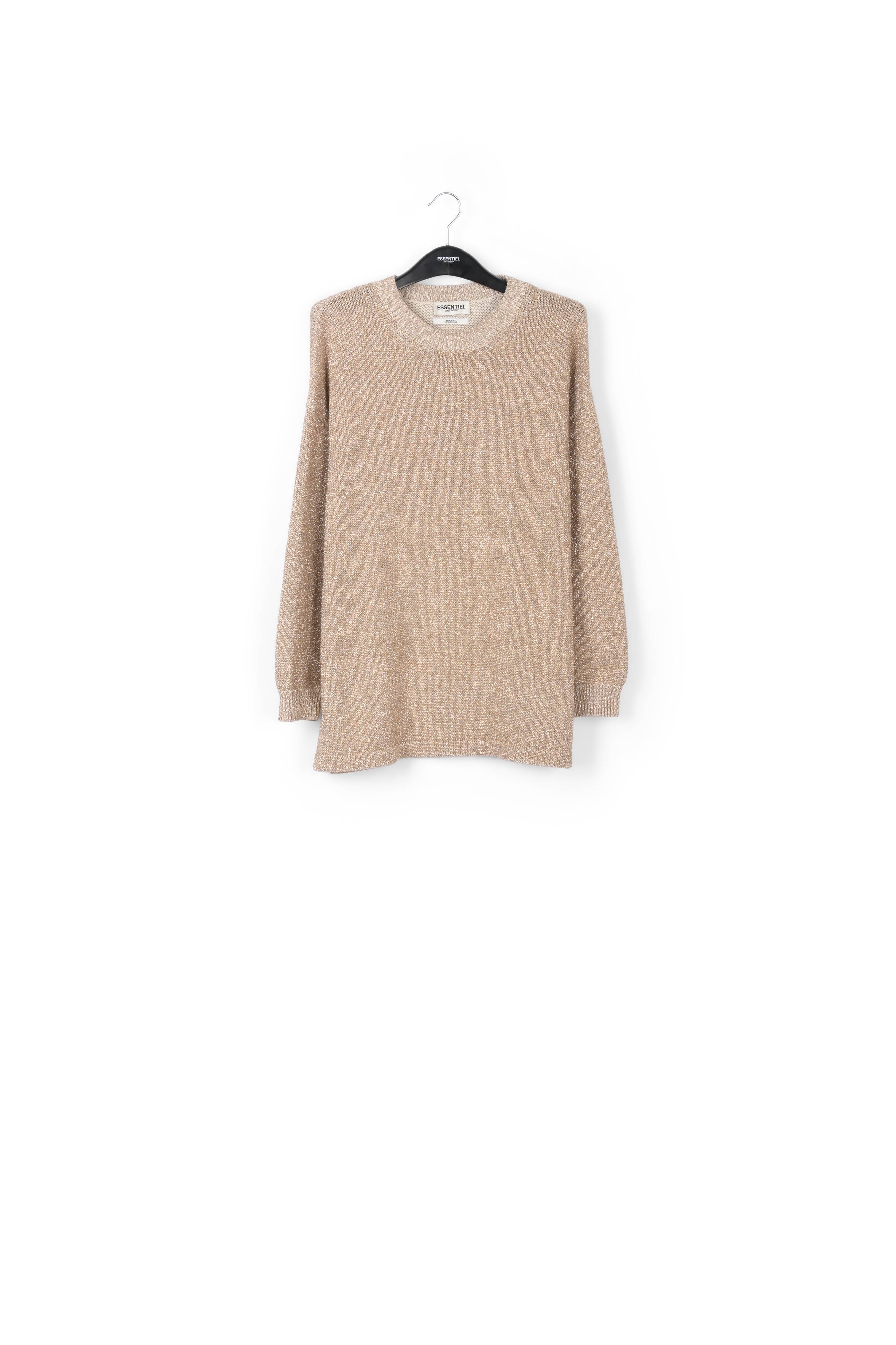 Pull doré à coupe ample RE—SSENTIEL | Essentiel second hand