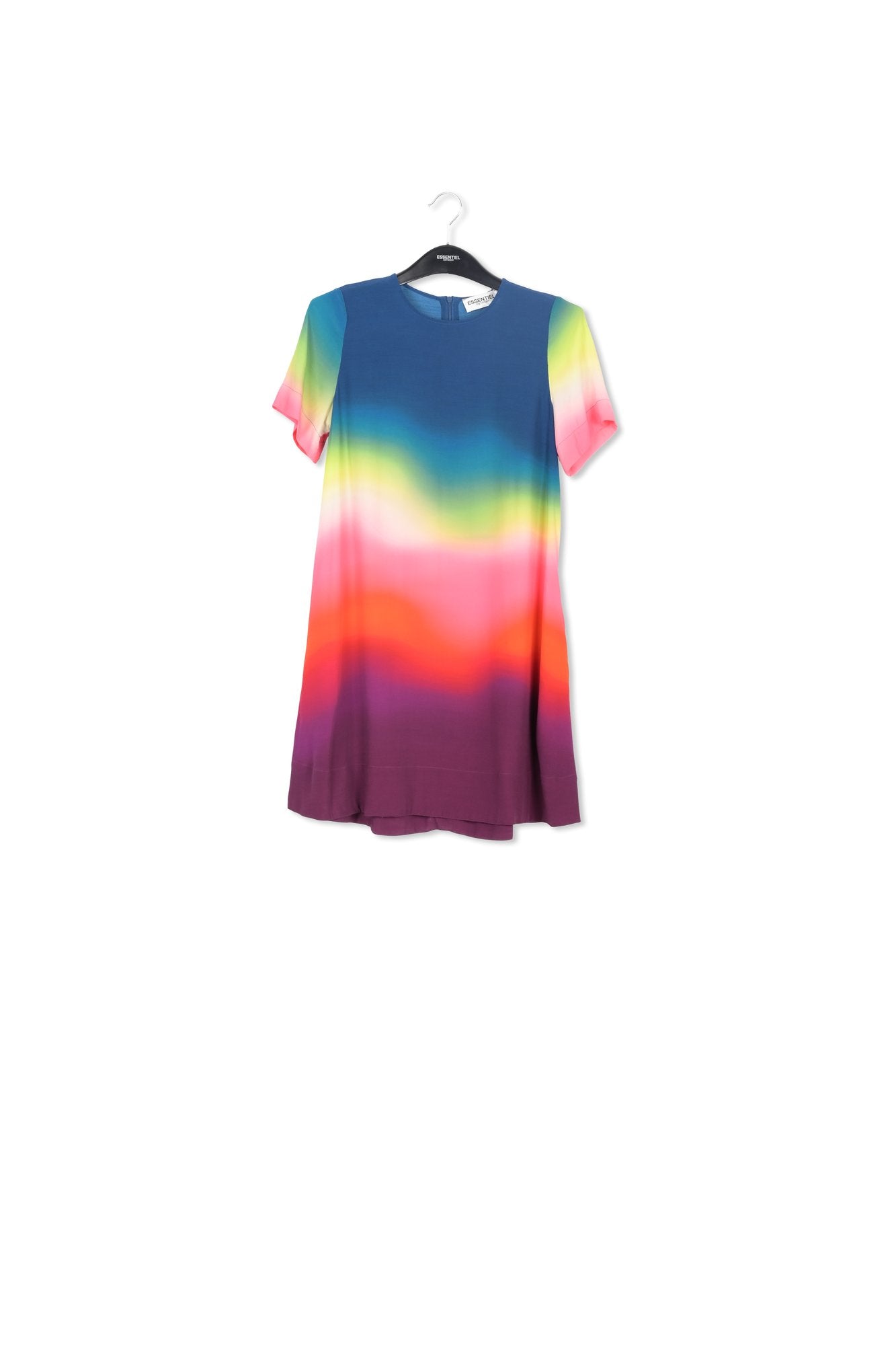 Blue mini dress with gradient effect RE—SSENTIEL | Essentiel second hand