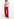 Pantalon en faux cuir rouge avec ceinture Faume - seconde main
