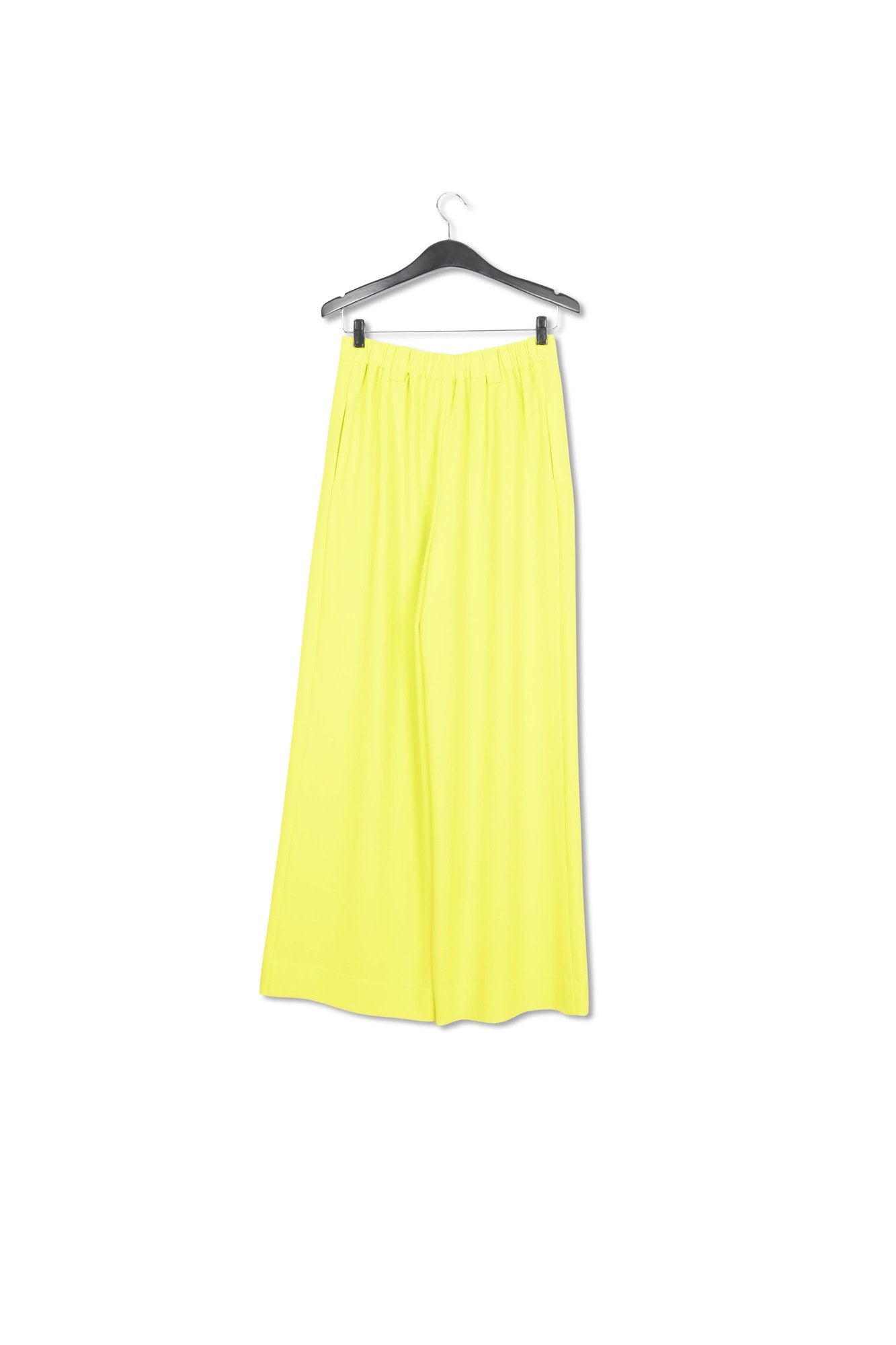 Yellow wide-leg pants RE—SSENTIEL | Essentiel second hand