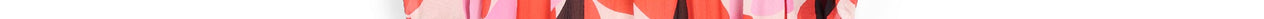 Off-white, red and pink abstract print midi-length dress Faume - seconde main