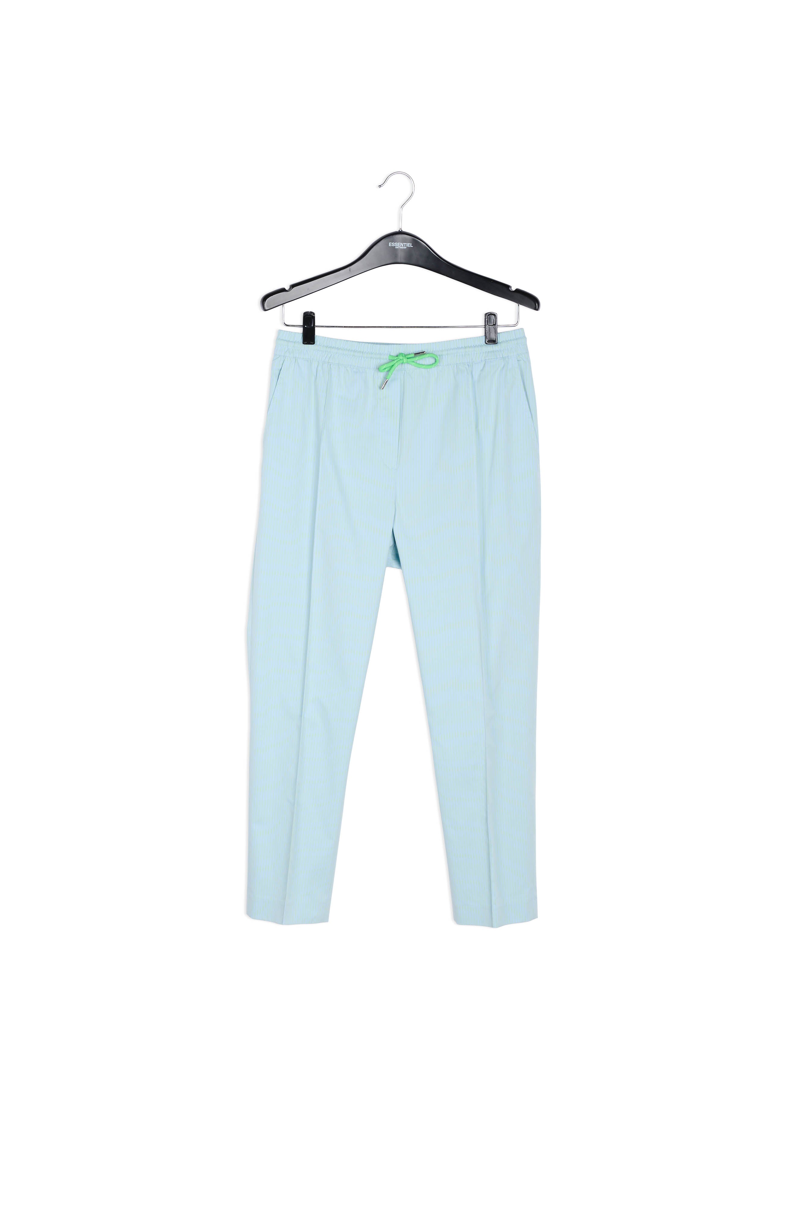 Pantalon tartan bleu clair RE—SSENTIEL | Essentiel second hand