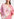 Light pink boxy tie-dye print top Faume - seconde main