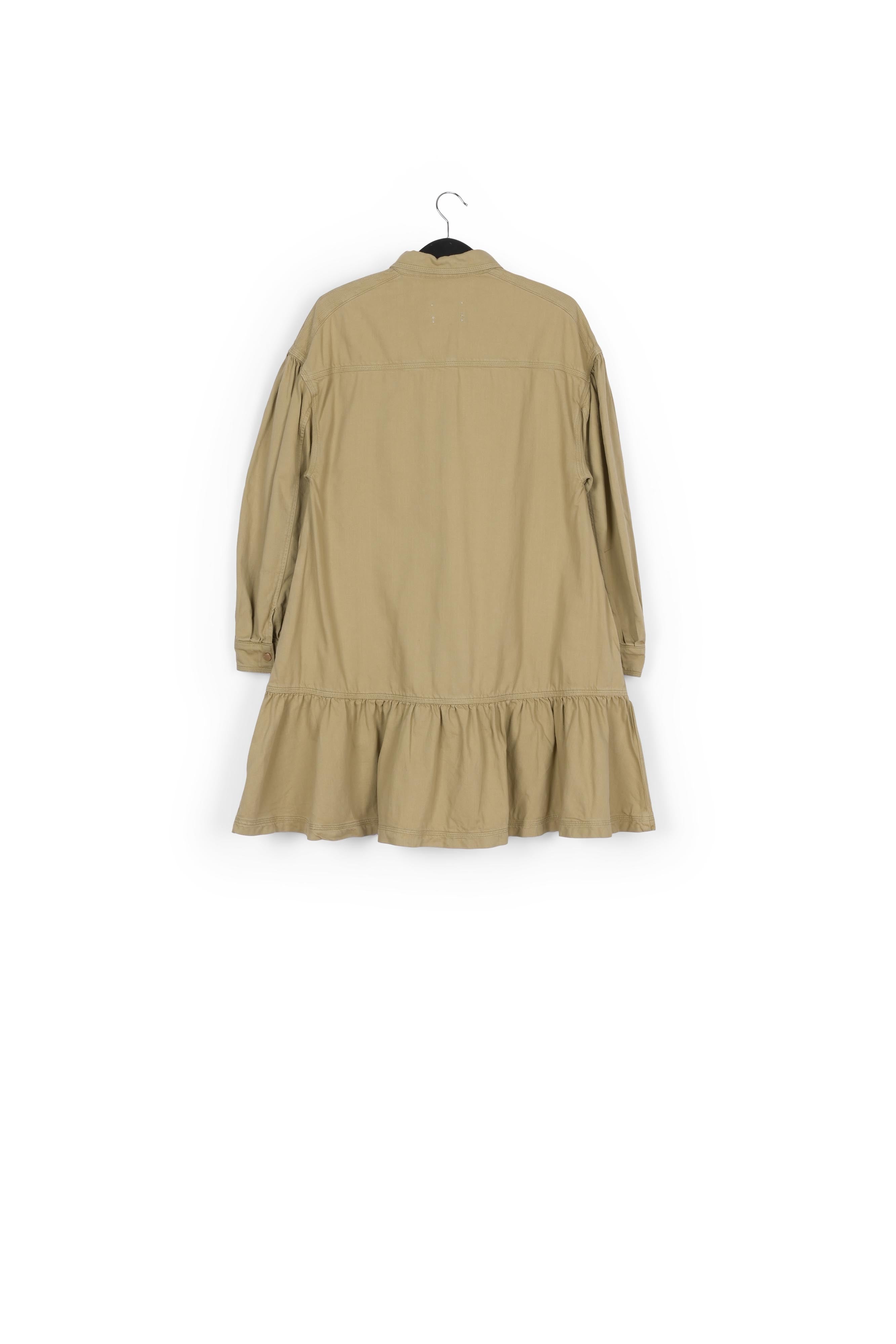 Beige denim mini dress RE—SSENTIEL | Essentiel second hand