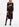 Text print midi-length dress Faume - seconde main