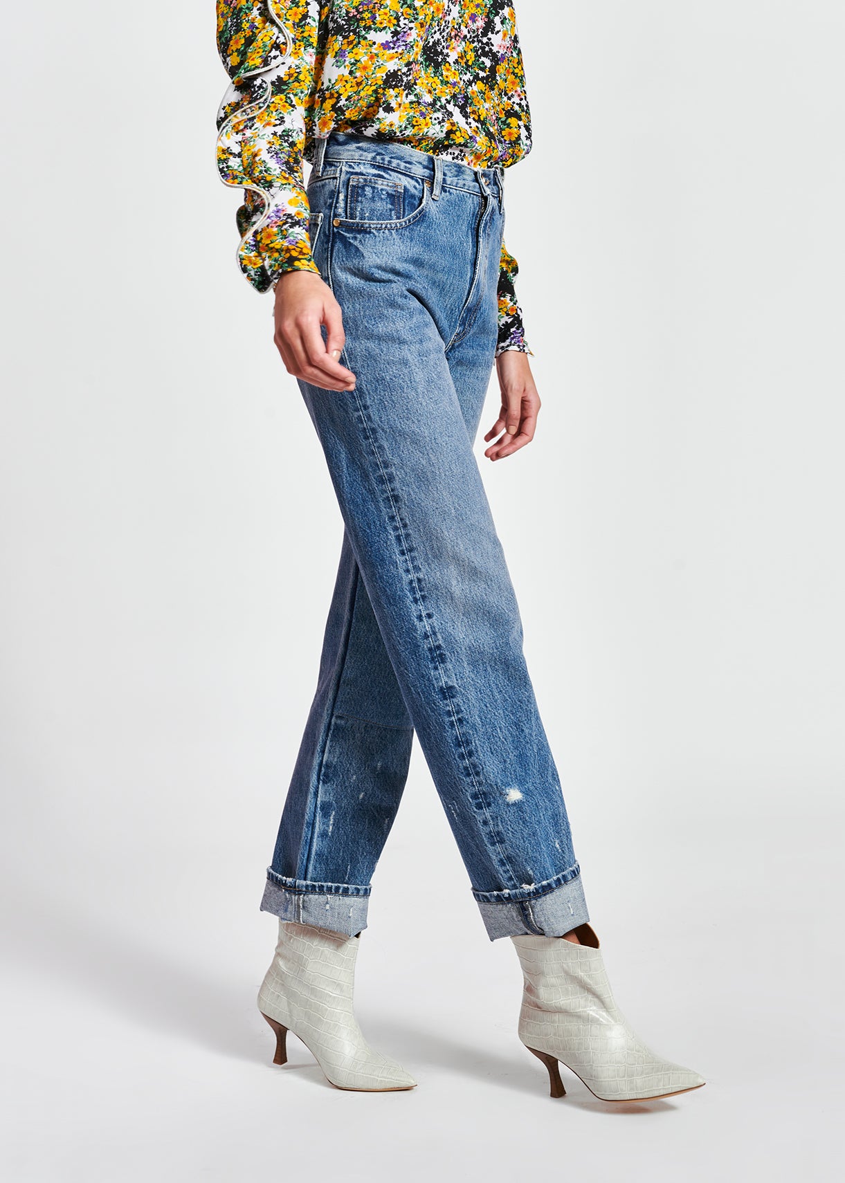 Zarmadillo straight blue denim RE—SSENTIEL | Essentiel second hand