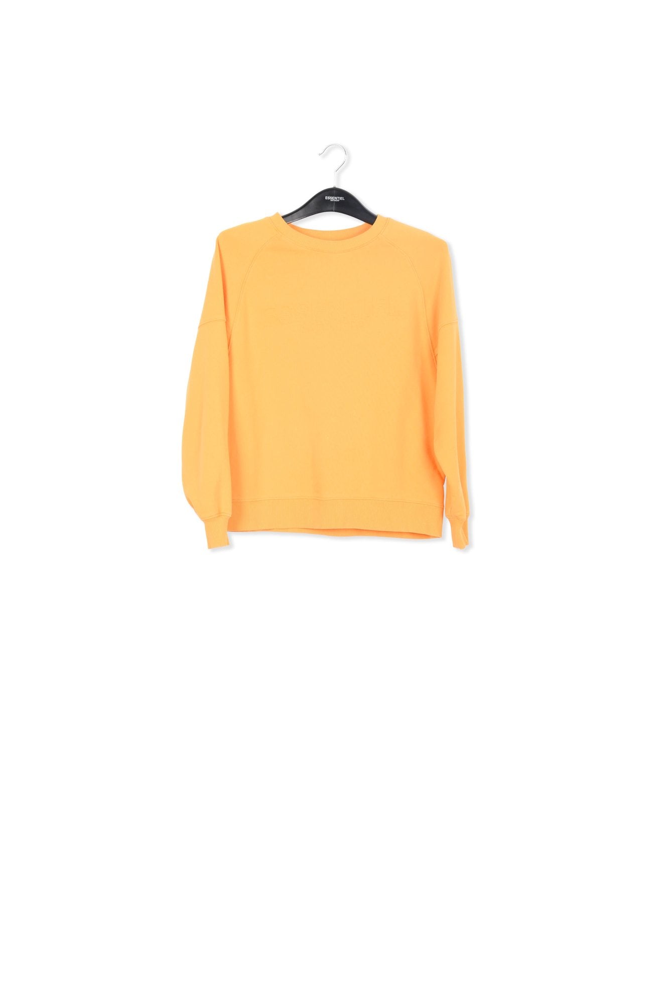 Sweatshirt orange en jersey de coton bio RE—SSENTIEL | Essentiel second hand
