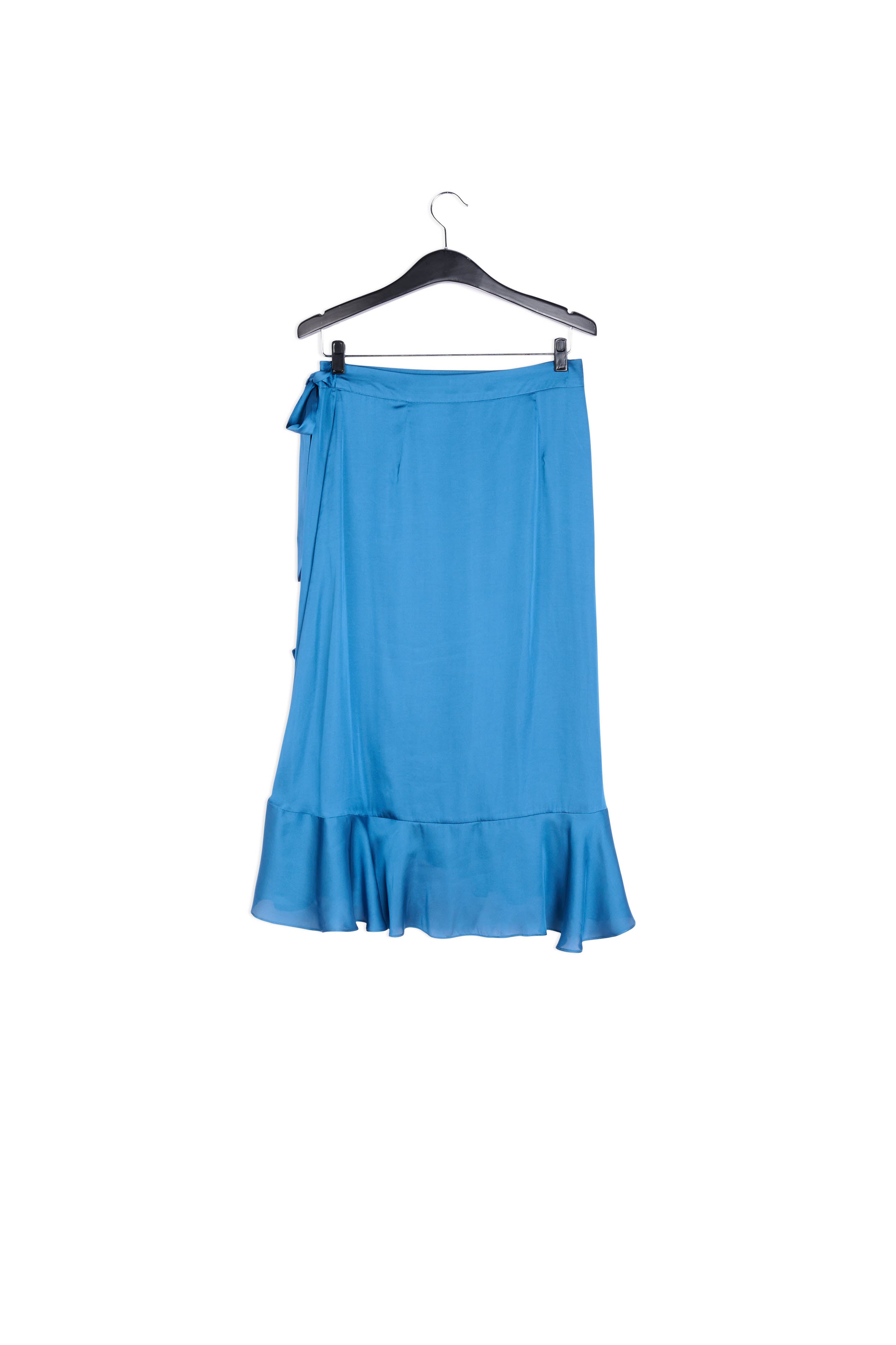 Blue wrap skirt with frills RE—SSENTIEL | Essentiel second hand