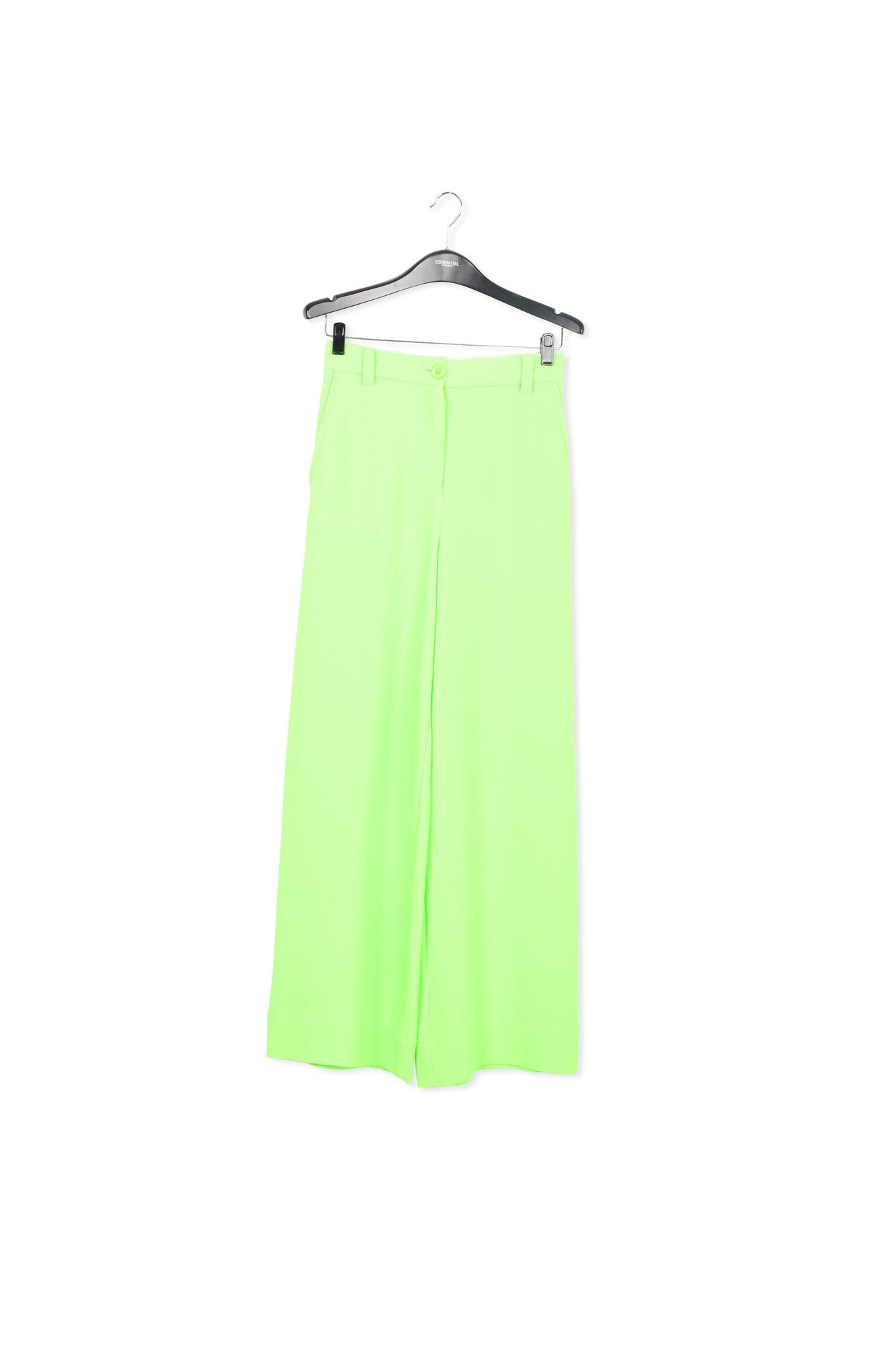 Neon green wide-leg pants RE—SSENTIEL | Essentiel second hand