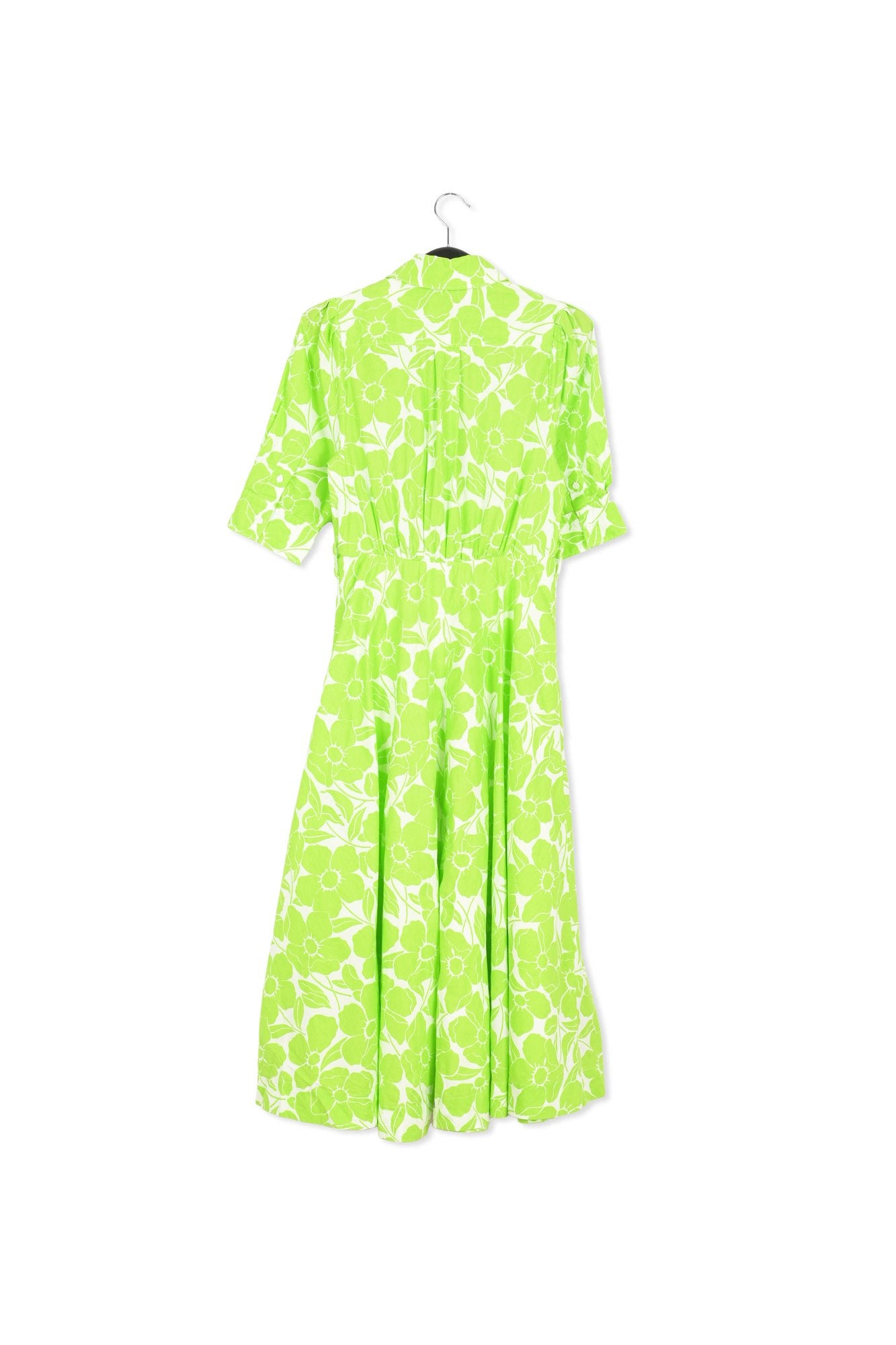 Floral print midi-length shirt dress RE—SSENTIEL | Essentiel second hand