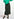 Khaki and black wrap effect long pencil skirt Faume - seconde main