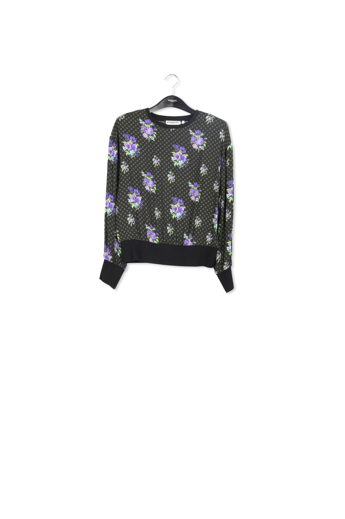 Top met stippen en bloemen RE—SSENTIEL | Essentiel second hand