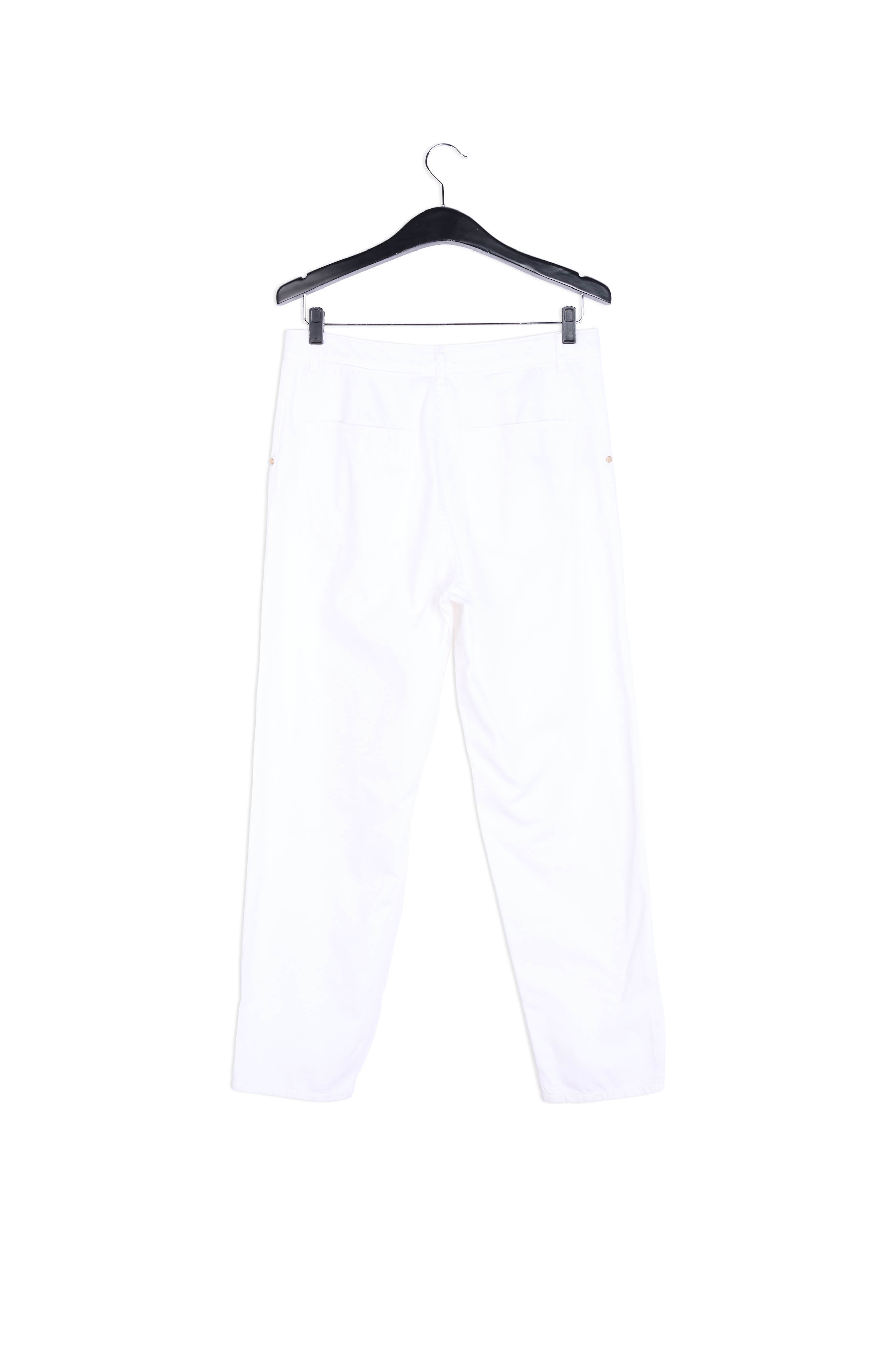 White loose-fit denim pants RE—SSENTIEL | Essentiel second hand