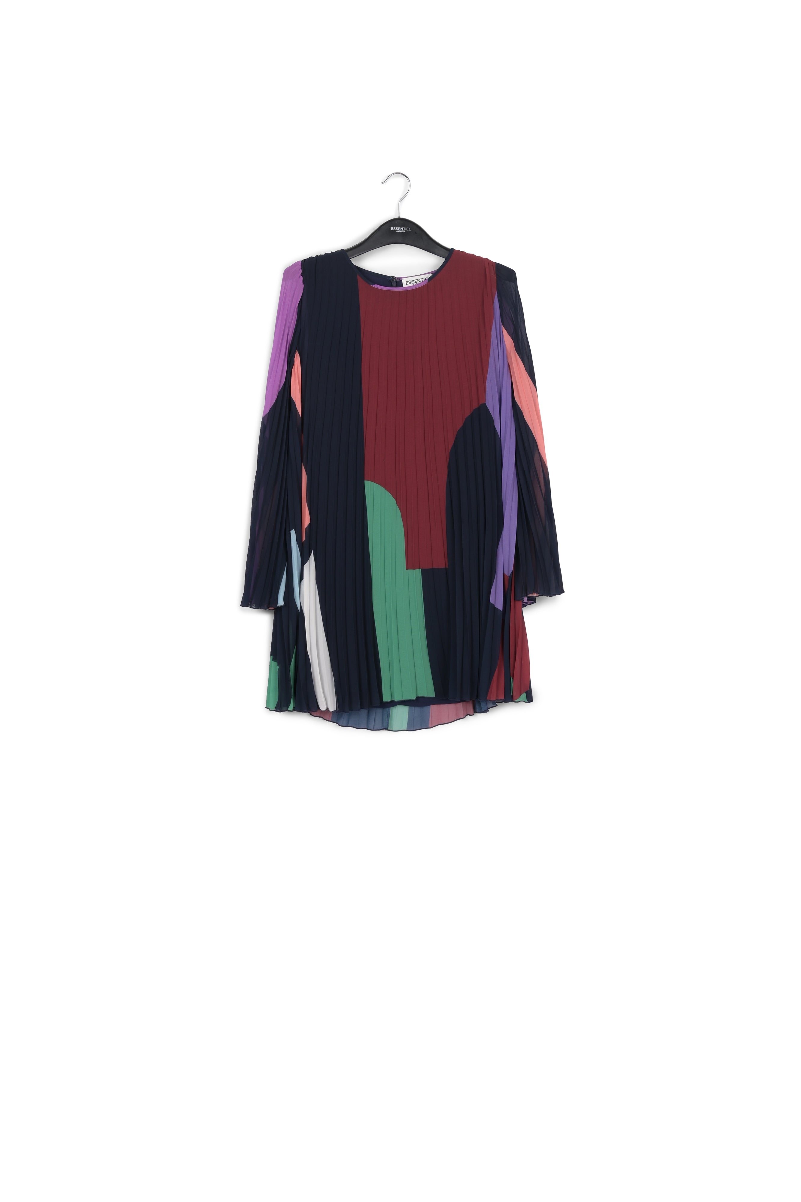 Lilac plissé mini dress RE—SSENTIEL | Essentiel second hand