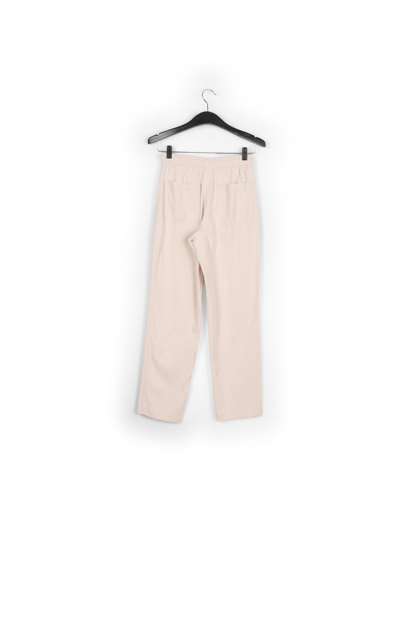 Off-white cotton tapered pants RE—SSENTIEL | Essentiel second hand